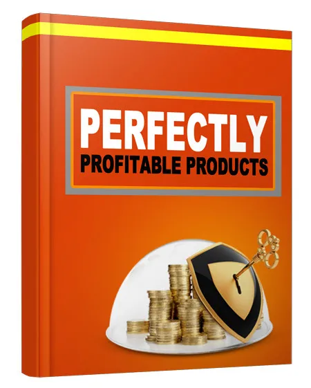 eCover representing Perfectly Profitable Products eBooks & Reports with Master Resell Rights