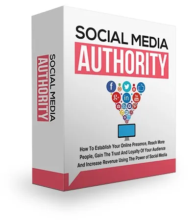 eCover representing Social Media Authority eBooks & Reports/Videos, Tutorials & Courses with Master Resell Rights