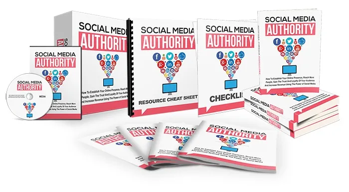 eCover representing Social Media Authority eBooks & Reports/Videos, Tutorials & Courses with Master Resell Rights