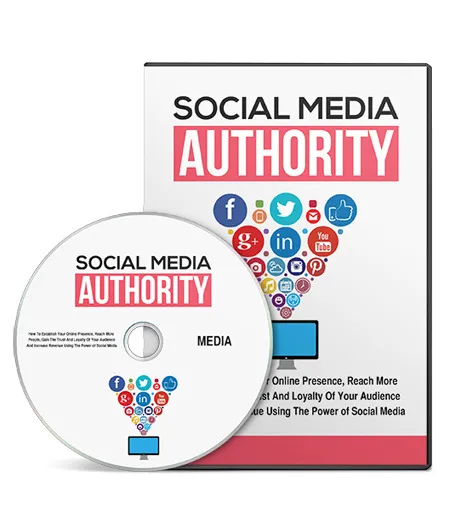 eCover representing Social Media Authority eBooks & Reports/Videos, Tutorials & Courses with Master Resell Rights