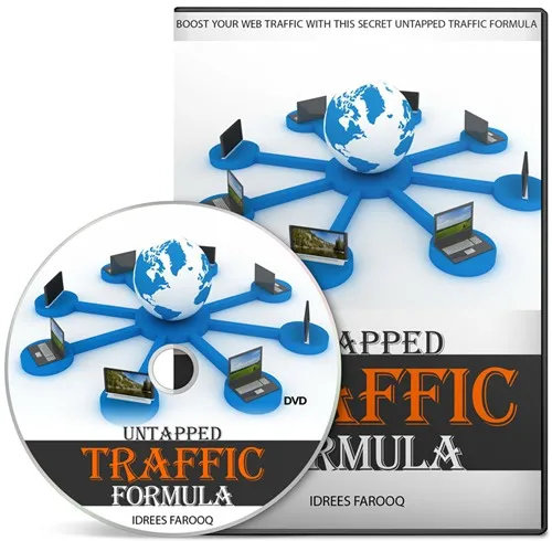 eCover representing Untapped Traffic Formula eBooks & Reports with Private Label Rights