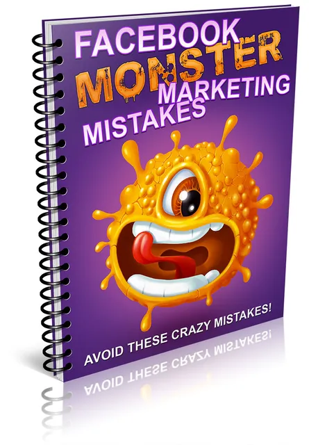 eCover representing Facebook Marketing Mistakes eBooks & Reports with Private Label Rights