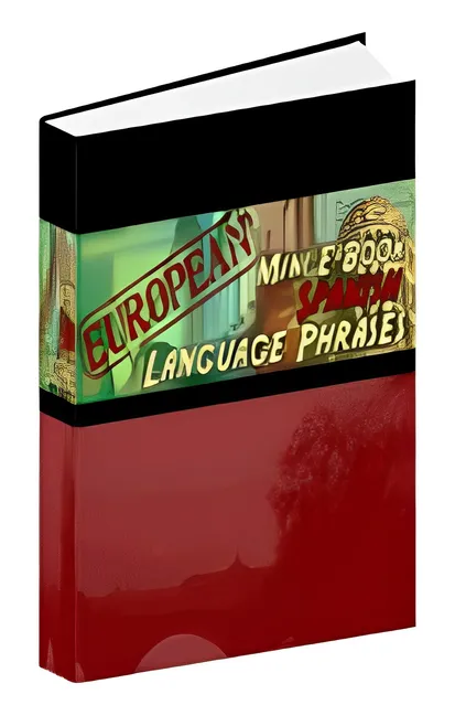 eCover representing European Mini E-Book Spanish Language Phrases eBooks & Reports with Master Resell Rights