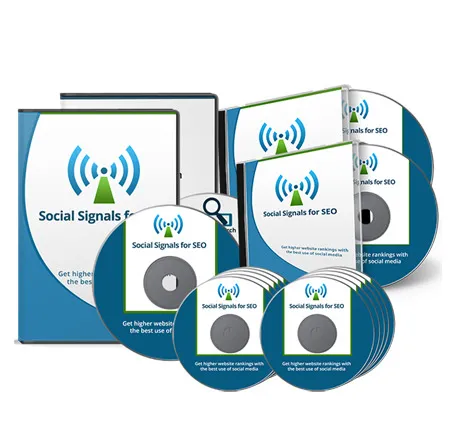 eCover representing Social Signals for SEO Videos, Tutorials & Courses with Personal Use Rights