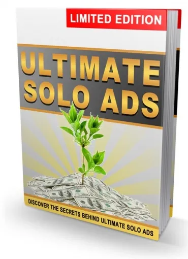 eCover representing Ultimate Solo Ads eBooks & Reports with Personal Use Rights