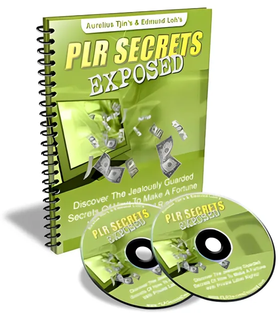 eCover representing PLR Secrets Exposed eBooks & Reports/main img width < 301px with Resell Rights