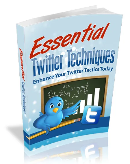 eCover representing Essential Twitter Techniques eBooks & Reports with Master Resell Rights