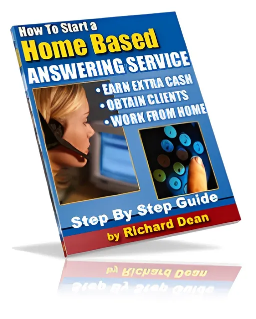 eCover representing How To Start A Home Based Answering Service eBooks & Reports with Master Resell Rights