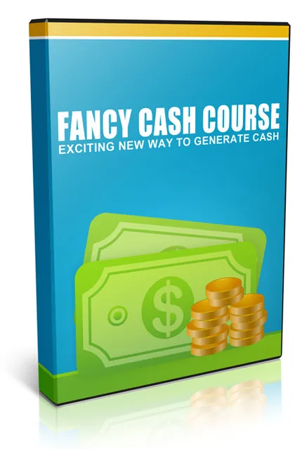 eCover representing Fancy Cash Course Videos, Tutorials & Courses with Private Label Rights