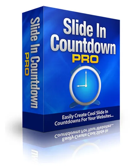 eCover representing SlideIn Countdown Pro Videos, Tutorials & Courses with Master Resell Rights
