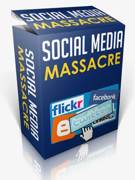 eCover representing Social Media Massacre Videos, Tutorials & Courses with Private Label Rights