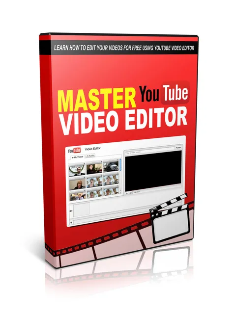 eCover representing Master YouTube Video Editor Videos, Tutorials & Courses with Private Label Rights