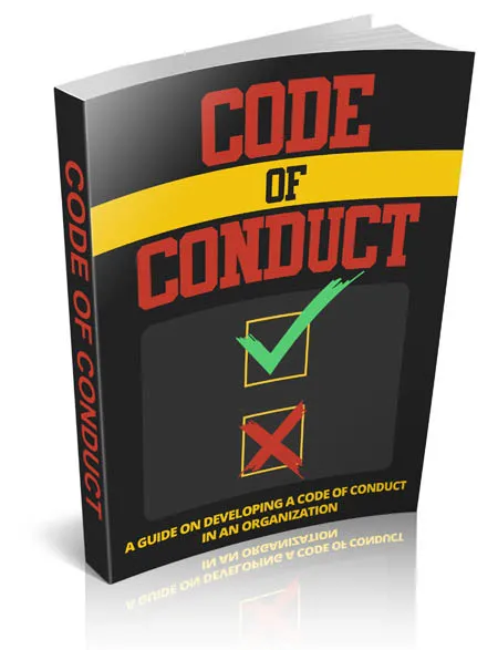 eCover representing Code of Conduct eBooks & Reports with Resell Rights