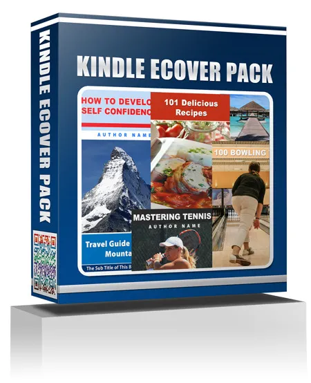 eCover representing Kindle eCover Pack Graphics & Designs with Private Label Rights