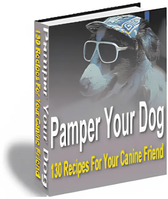 eCover representing Pamper Your Dog eBooks & Reports with Master Resell Rights