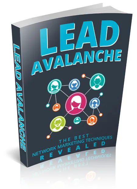 eCover representing Lead Avalanche eBooks & Reports with Resell Rights