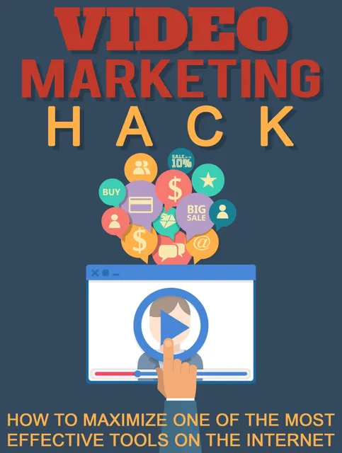 eCover representing Video Marketing Hack eBooks & Reports with Resell Rights