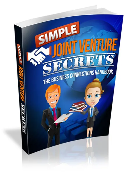 eCover representing Simple Joint Venture Secrets eBooks & Reports with Master Resell Rights