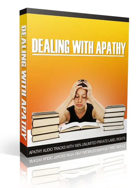 eCover representing Dealing With Apathy Audio Tracks Audio & Music with Private Label Rights