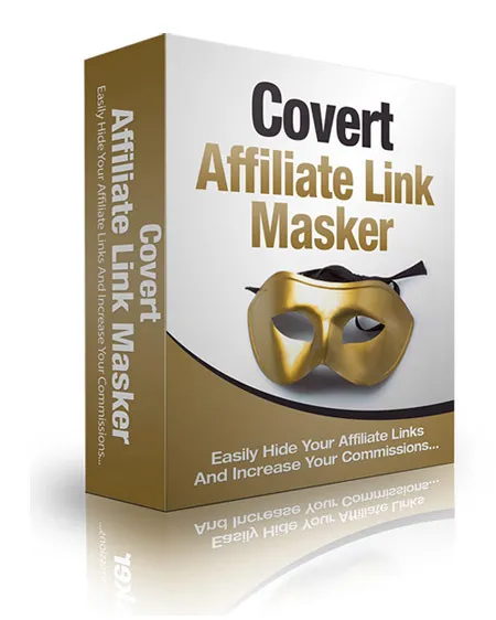 eCover representing Covert Affiliate Link Masker Software & Scripts with Personal Use Rights