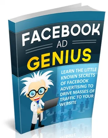 eCover representing Facebook Ad Genius eBooks & Reports with Personal Use Rights