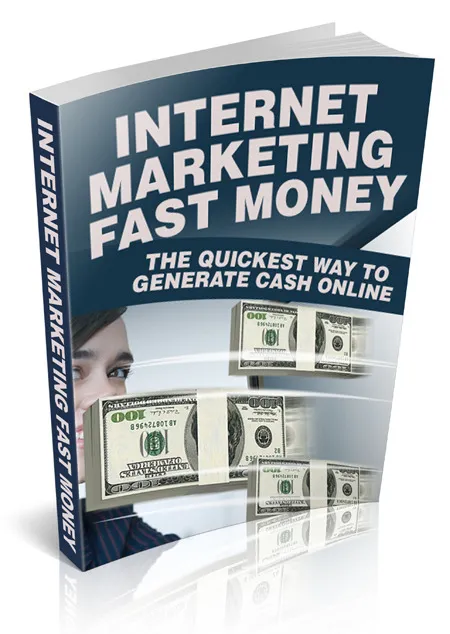 eCover representing Internet Marketing Fast Money eBooks & Reports with Private Label Rights