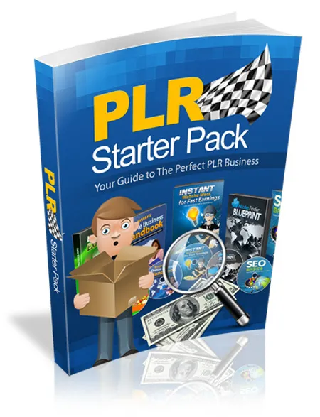 eCover representing PLR Starter Pack eBooks & Reports with Master Resell Rights