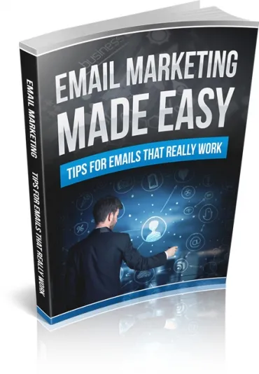 eCover representing Email Marketing Made Easy 2015 eBooks & Reports with Master Resell Rights