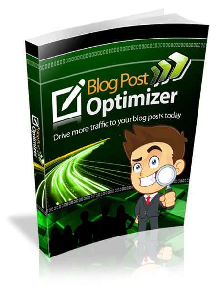 eCover representing Blog Post Optimizer eBooks & Reports with Master Resell Rights
