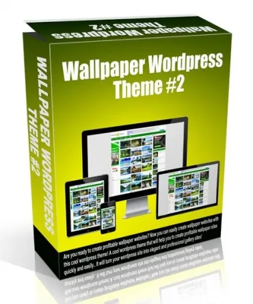 eCover representing Wallpaper Wordpress Theme #2 Videos, Tutorials & Courses with Personal Use Rights