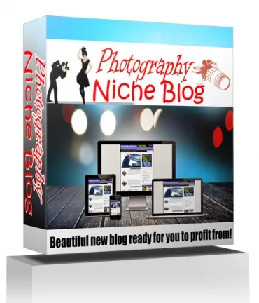 eCover representing Photography Niche Blog  with Private Label Rights