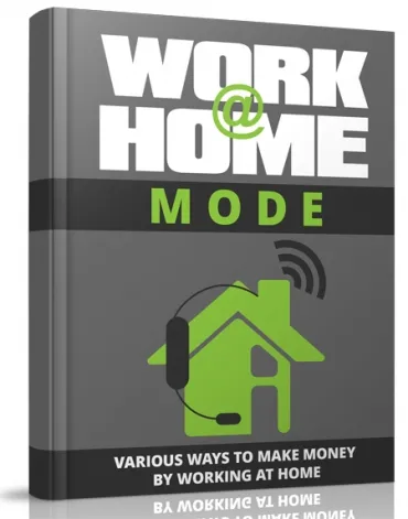 eCover representing Work at Home Mode eBooks & Reports with Resell Rights