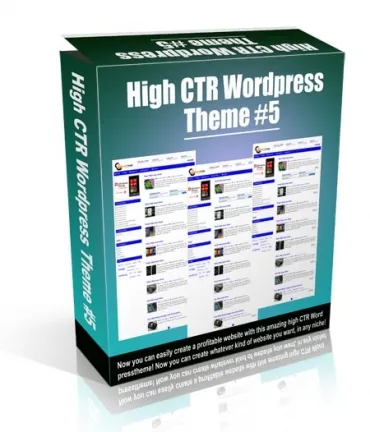 eCover representing High CTR Wordpress Theme #5  with Personal Use Rights