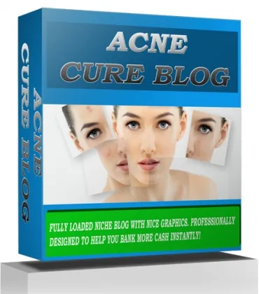 eCover representing Acne Cure Blog Templates & Themes with Personal Use Rights