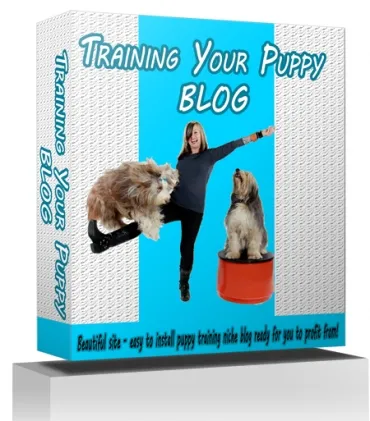 eCover representing Training Your Puppy Blog Templates & Themes with Private Label Rights