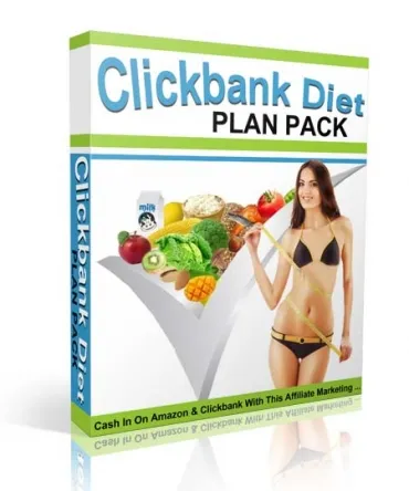 eCover representing New Clickbank Diet Plans Pack eBooks & Reports with Master Resell Rights