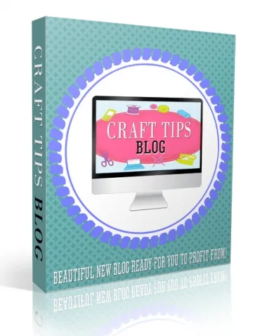 eCover representing Craft Tips Blog Templates & Themes with Private Label Rights