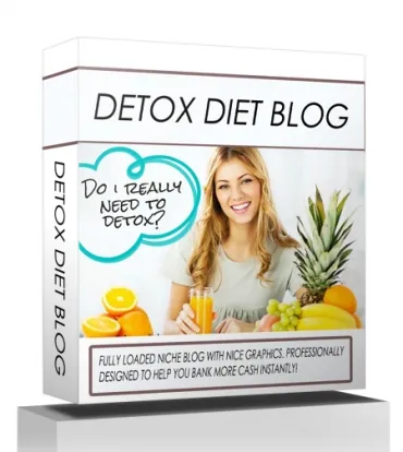 eCover representing Detox Diet Blog Templates & Themes with Personal Use Rights