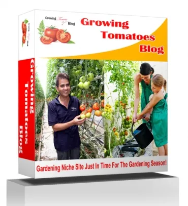 eCover representing Growing Tomatoes Blog  with Personal Use Rights
