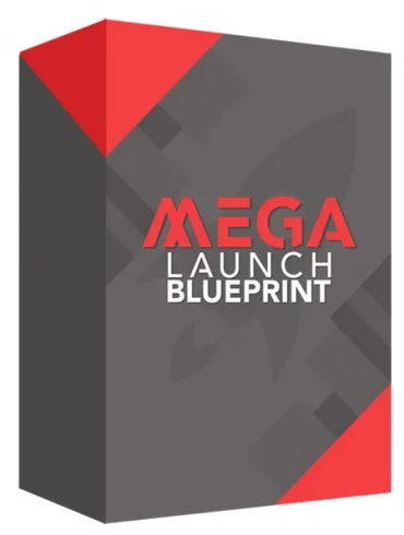 eCover representing Mega Launch Blueprint eBooks & Reports/Videos, Tutorials & Courses with Master Resell Rights