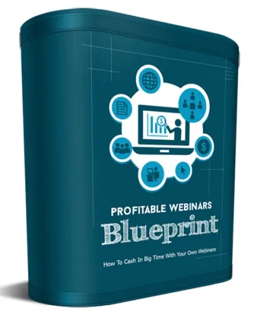eCover representing Profitable Webinars Blueprint Videos, Tutorials & Courses with Master Resell Rights