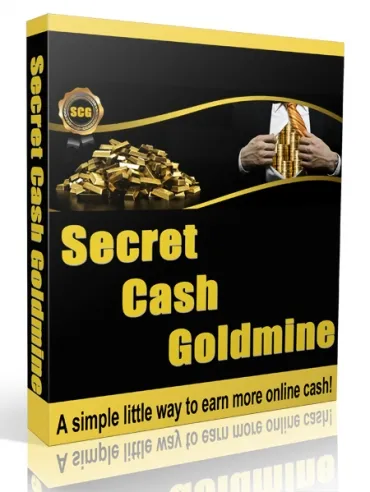 eCover representing Secret Cash Goldmine eBooks & Reports with Master Resell Rights