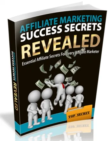 eCover representing Affiliate Marketing Success Secrets Revealed eBooks & Reports with Master Resell Rights