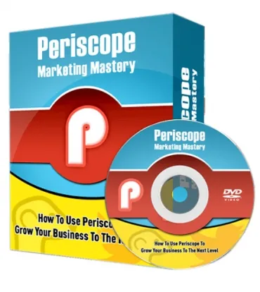 eCover representing Periscope Marketing Mastery eBooks & Reports/Videos, Tutorials & Courses with Master Resell Rights