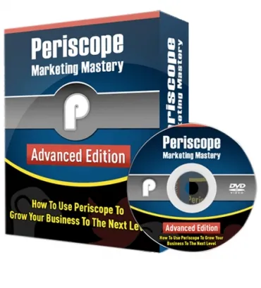 eCover representing Periscope Marketing Mastery Advanced Edition eBooks & Reports/Videos, Tutorials & Courses with Master Resell Rights