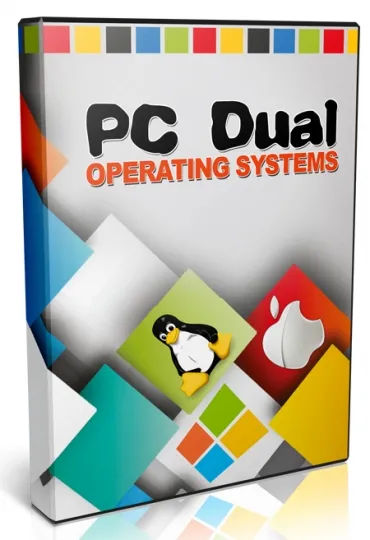 eCover representing PC Dual Operating Systems Videos, Tutorials & Courses with Private Label Rights