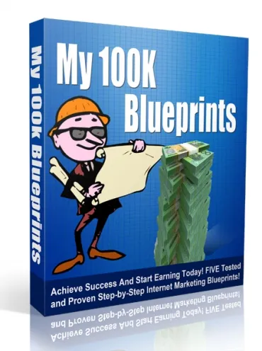 eCover representing My 100K Blueprints eBooks & Reports with Master Resell Rights