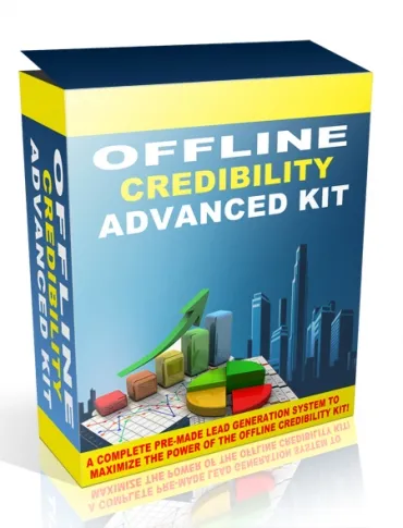 eCover representing Offline Credibility Advanced Kit eBooks & Reports with Personal Use Rights