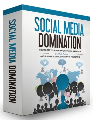 eCover representing Social Media Domination eBooks & Reports with Master Resell Rights