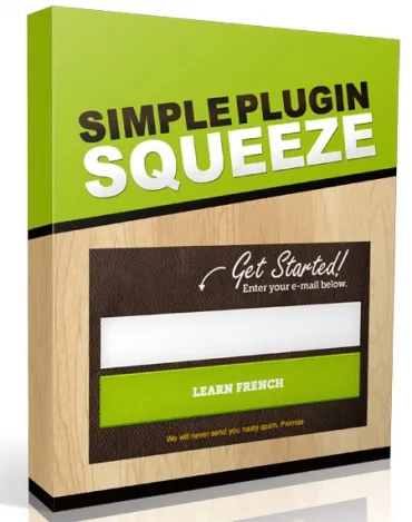 eCover representing Simple Squeeze Page Plugin  with Personal Use Rights